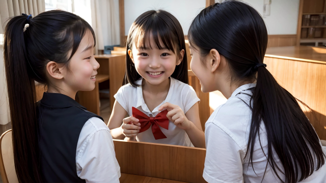 AI 美少女 小学生 Kawaii little girl