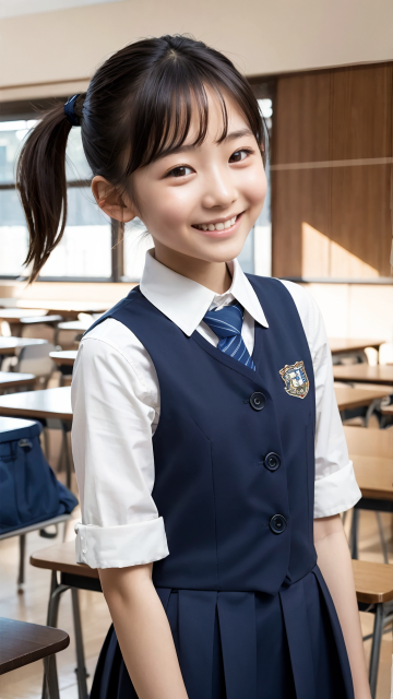 AI 美少女 小学生 Kawaii little girl