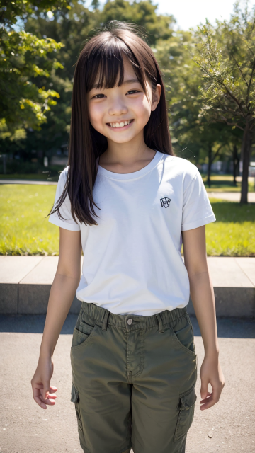 AI 美少女 小学生 Kawaii little girl