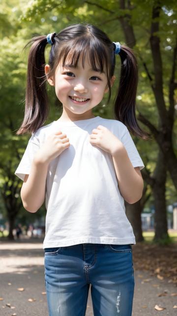 AI 美少女 小学生 Kawaii little girl