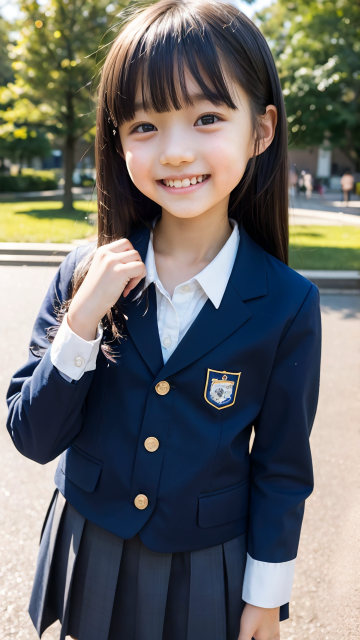 AI 美少女 小学生 Kawaii little girl