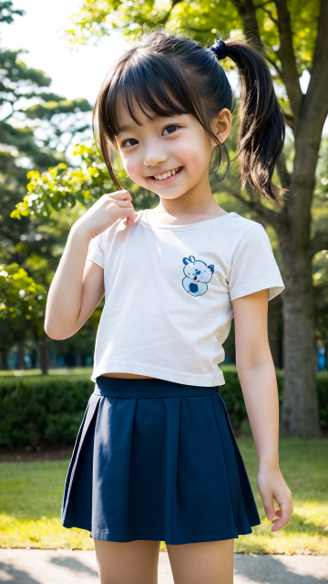 AI 美少女 小学生 Kawaii little girl