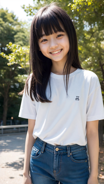 AI 美少女 小学生 Kawaii little girl