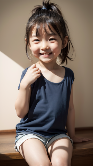 AI 美少女 小学生 Kawaii little girl