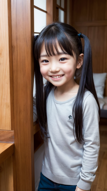 AI 美少女 小学生 Kawaii little girl