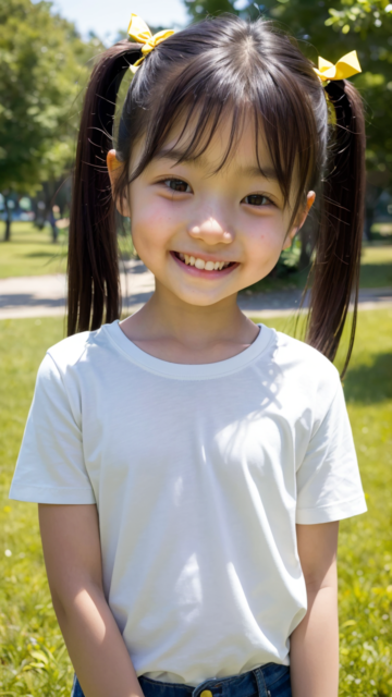 AI 美少女 小学生 Kawaii little girl