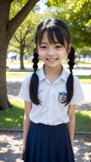 AI 美少女 小学生 Kawaii little girl