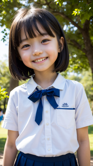 AI 美少女 小学生 Kawaii little girl