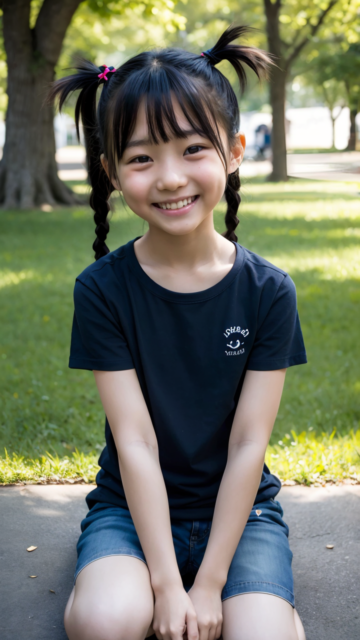 AI 美少女 小学生 Kawaii little girl