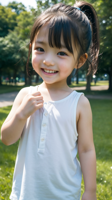 AI 美少女 小学生 Kawaii little girl