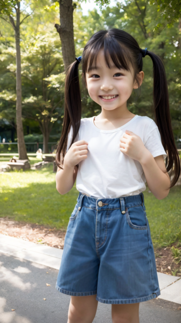 AI 美少女 小学生 Kawaii little girl