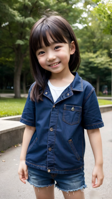 AI 美少女 小学生 Kawaii little girl