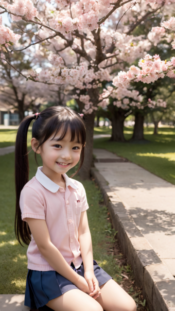 AI 美少女 小学生 Kawaii little girl