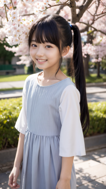 AI 美少女 小学生 Kawaii little girl