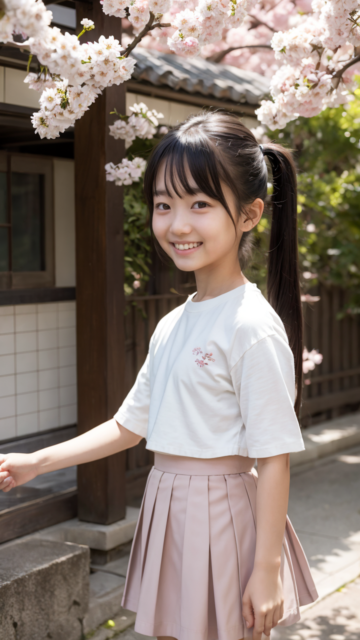 AI 美少女 小学生 Kawaii little girl