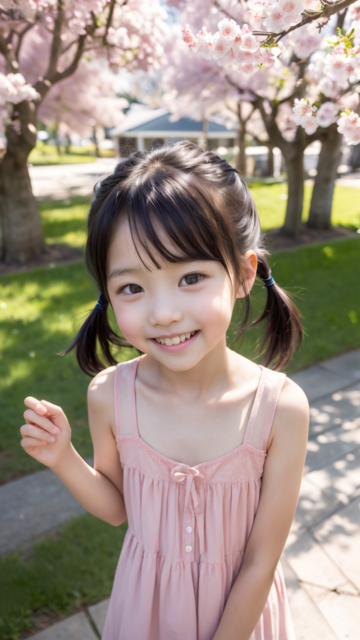 AI 美少女 小学生 Kawaii little girl