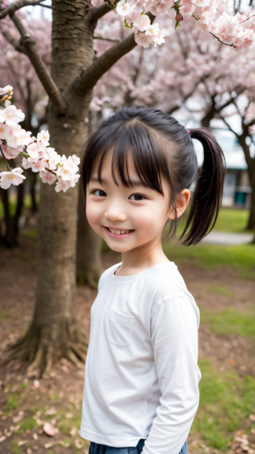 AI 美少女 小学生 Kawaii little girl