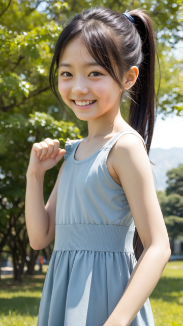 AI 美少女 小学生 Kawaii little girl