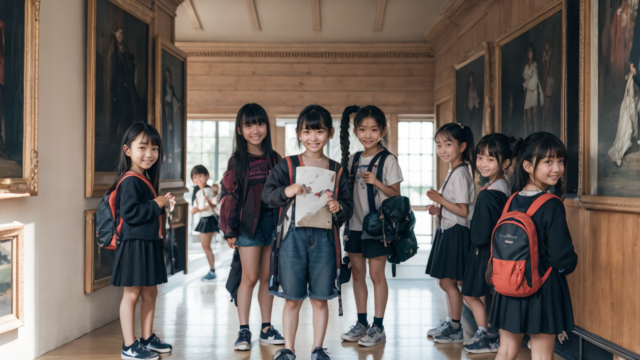 AI 美少女 小学生 Kawaii little girl