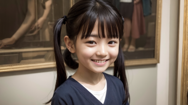 AI 美少女 小学生 Kawaii little girl