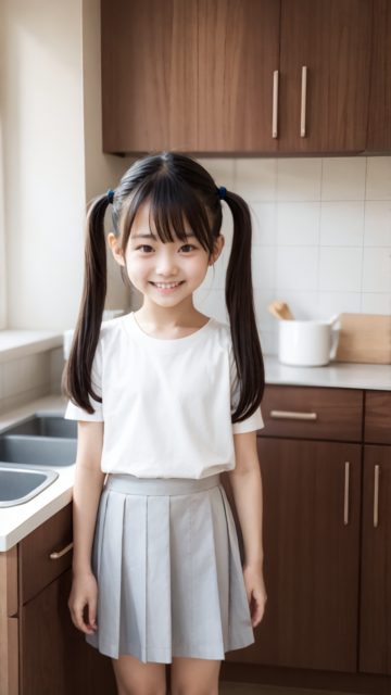 AI 美少女 小学生 Kawaii little girl