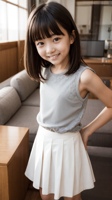 AI 美少女 小学生 Kawaii little girl