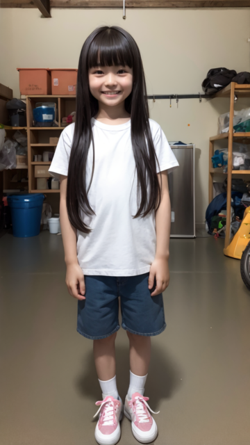 AI 美少女 小学生 Kawaii little girl