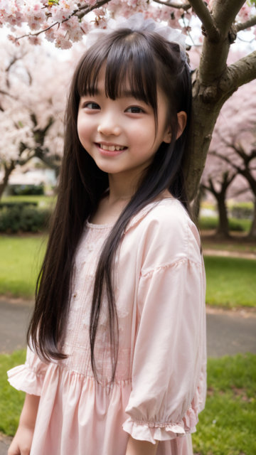 AI 美少女 小学生 Kawaii little girl