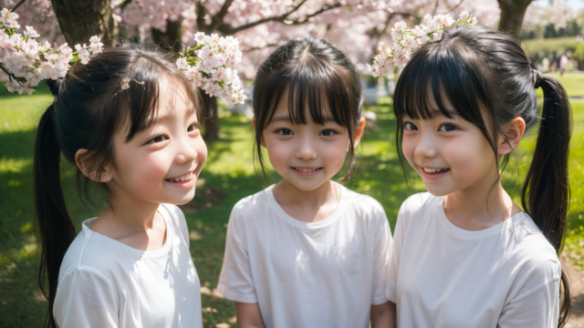 AI 美少女 小学生 Kawaii little girl