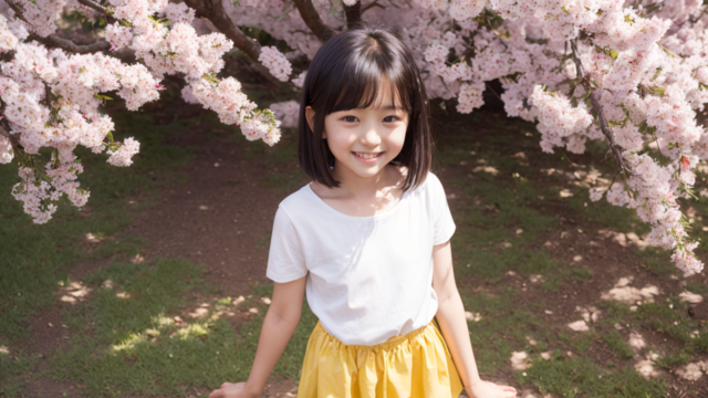 AI 美少女 小学生 Kawaii little girl