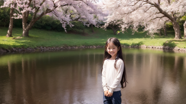 AI 美少女 小学生 Kawaii little girl