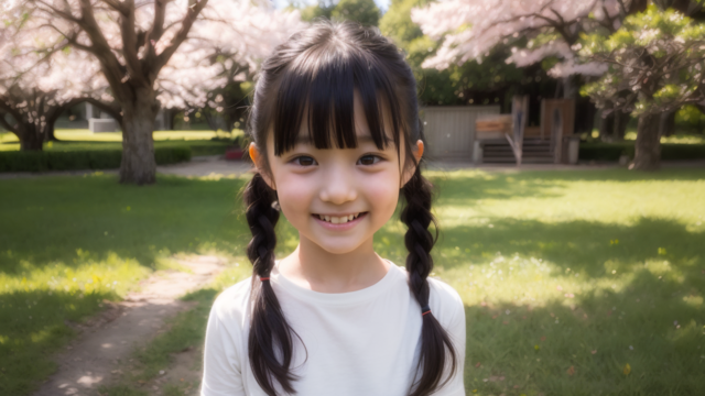 AI 美少女 小学生 Kawaii little girl