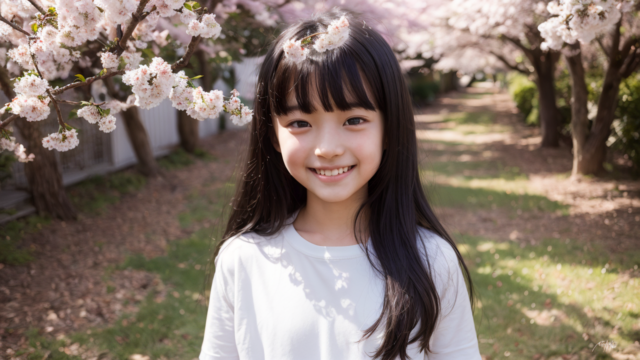 AI 美少女 小学生 Kawaii little girl