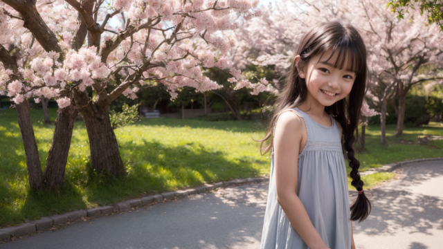 AI 美少女 小学生 Kawaii little girl