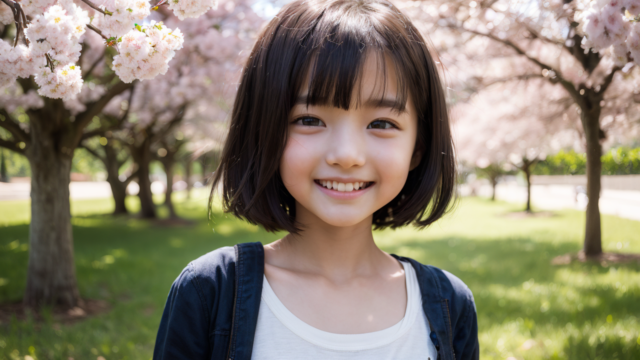 AI 美少女 小学生 Kawaii little girl