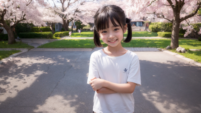 AI 美少女 小学生 Kawaii little girl