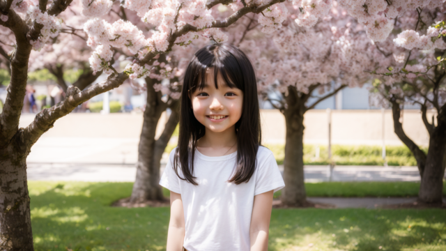 AI 美少女 小学生 Kawaii little girl