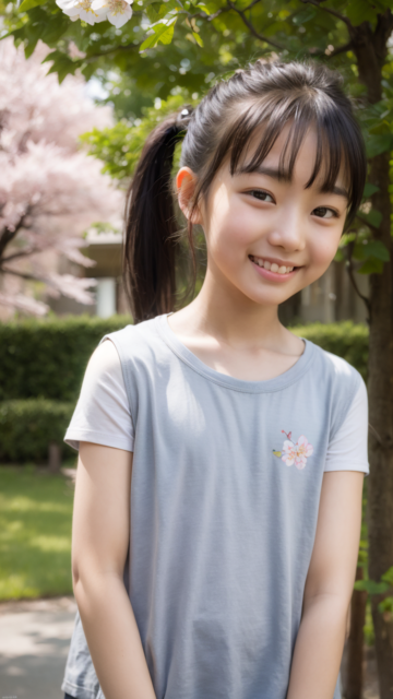 AI 美少女 小学生 Kawaii little girl