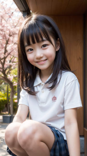 AI 美少女 小学生 Kawaii little girl