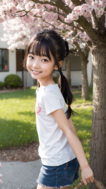 AI 美少女 小学生 Kawaii little girl