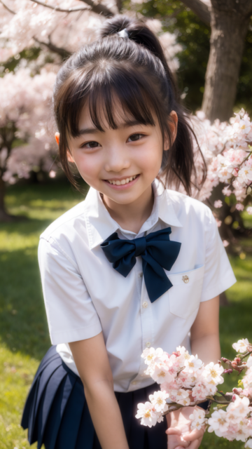 AI 美少女 小学生 Kawaii little girl