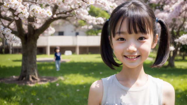 AI 美少女 小学生 Kawaii little girl