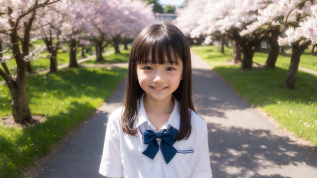 AI 美少女 小学生 Kawaii little girl