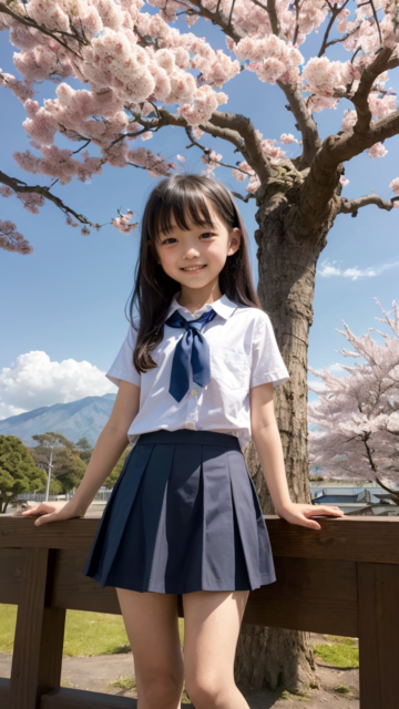 AI 美少女 小学生 Kawaii little girl