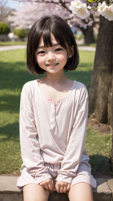 AI 美少女 小学生 Kawaii little girl