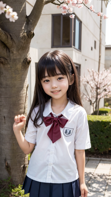 AI 美少女 小学生 Kawaii little girl