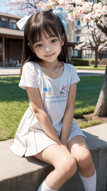 AI 美少女 小学生 Kawaii little girl