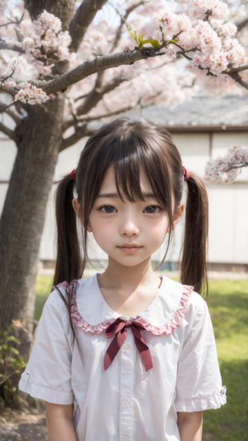 AI 美少女 小学生 Kawaii little girl