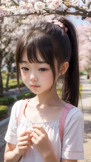 AI 美少女 小学生 Kawaii little girl