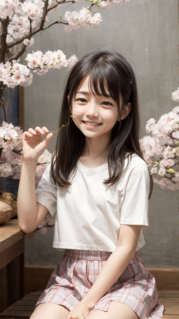 AI 美少女 小学生 Kawaii little girl